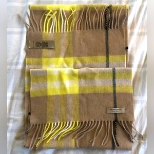 Burberry London 100% Cashmere Scarf